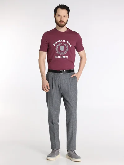 Футболка цвет ягодный — превью 3