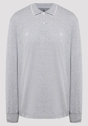 Поло цвет синий-кобальт — превью 1