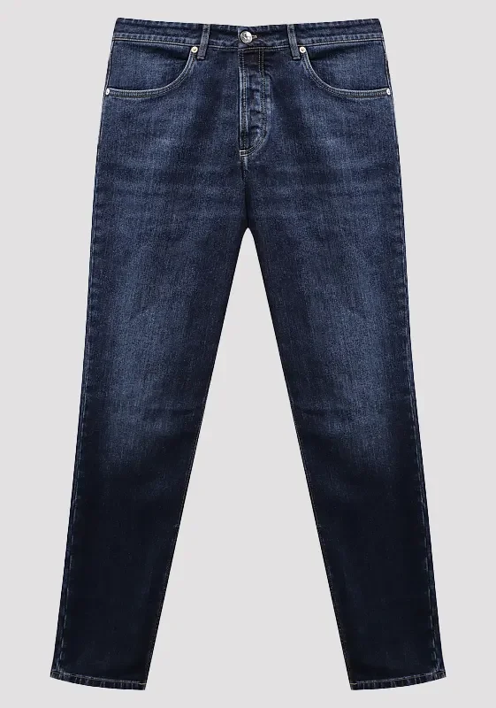 Джинсы цвет темно-синий