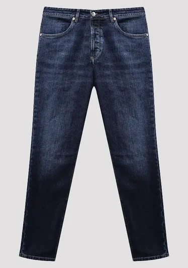 Джинсы цвет темно-синий — превью 1
