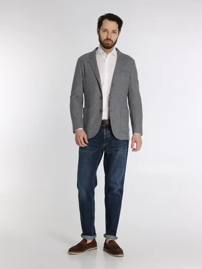 Джинсы цвет темно-синий — превью 5