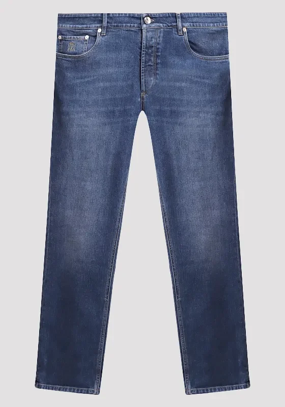 Джинсы цвет синий