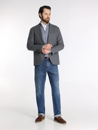 Джинсы цвет синий — превью 3