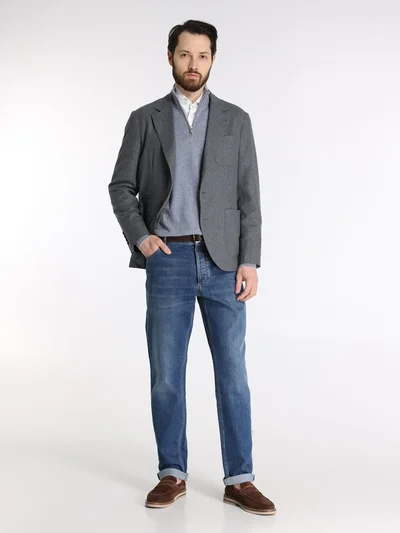 Джинсы цвет синий — превью 4