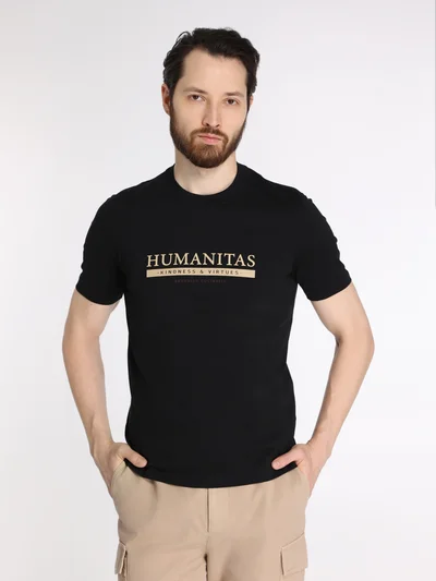 Футболка цвет черный — превью 2