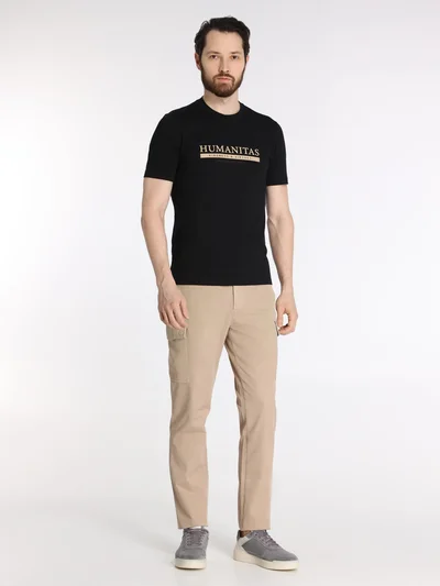 Футболка цвет черный — превью 4