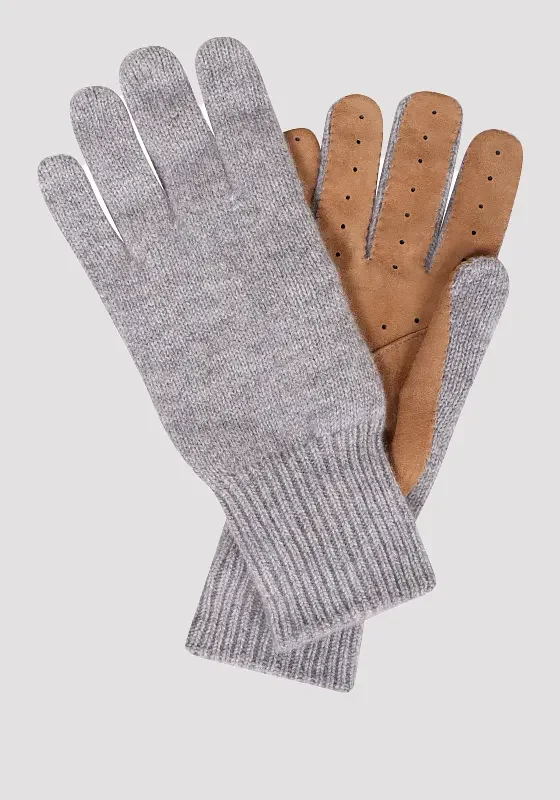 Перчатки цвет серый