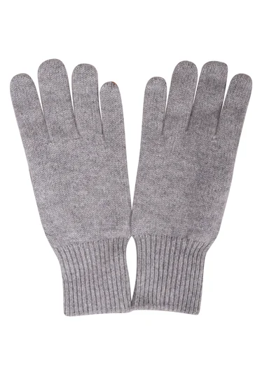Перчатки цвет серый — превью 2