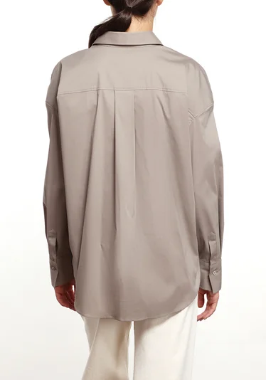 Рубашка цвет бежевый — превью 4