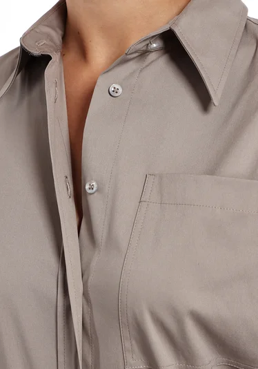 Рубашка цвет бежевый — превью 5