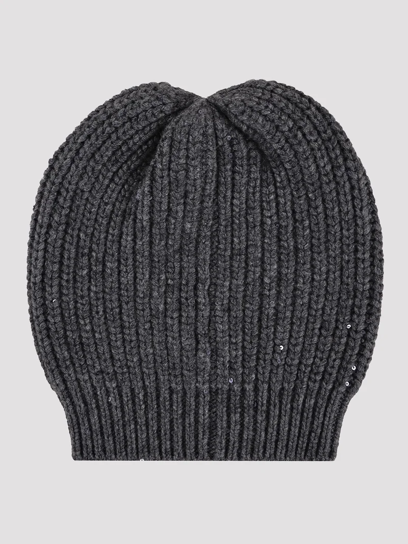 Шапка цвет свинцовый