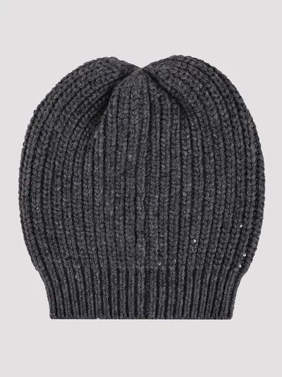 Шапка цвет свинцовый — превью 1