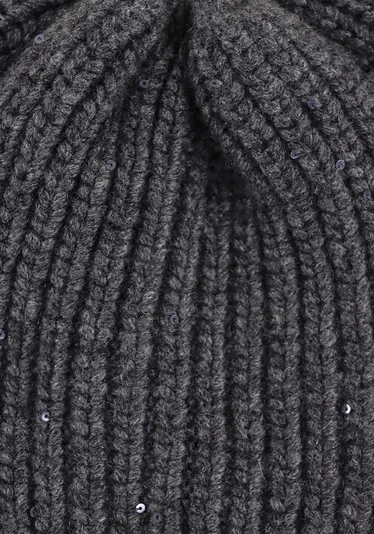 Шапка цвет свинцовый — превью 2