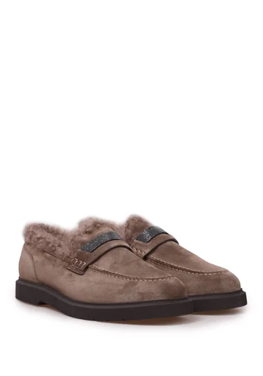 Лоферы цвет средне-коричневый — превью 2