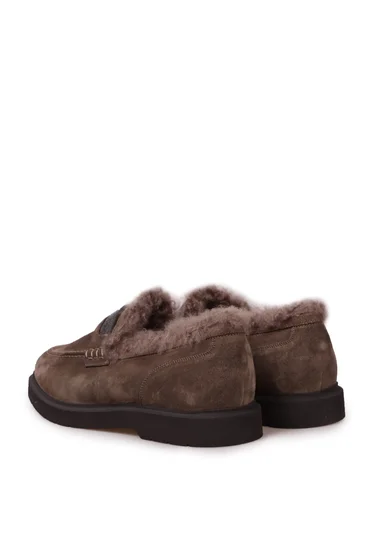 Лоферы цвет средне-коричневый — превью 3