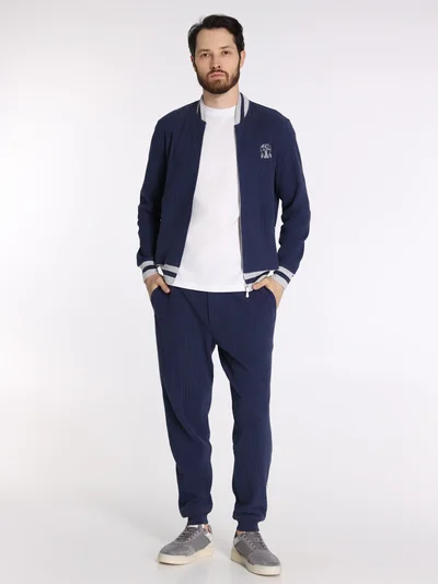 Брюки цвет синий — превью 2