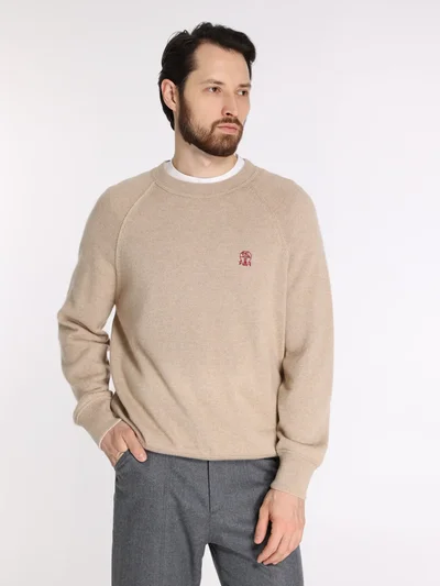 Джемпер цвет бежевый — превью 2