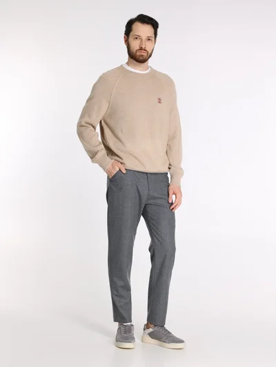 Джемпер цвет бежевый — превью 3