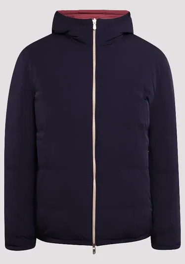 Пуховик цвет синий — превью 1