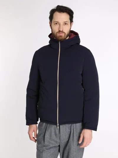 Пуховик цвет синий — превью 2