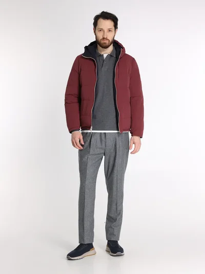 Пуховик цвет синий — превью 5