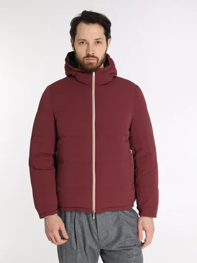 Пуховик цвет синий — превью 7