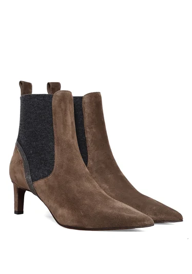 Ботильоны цвет средне-коричневый — превью 2
