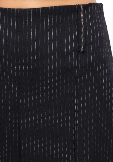 Юбка цвет темно-синий — превью 5