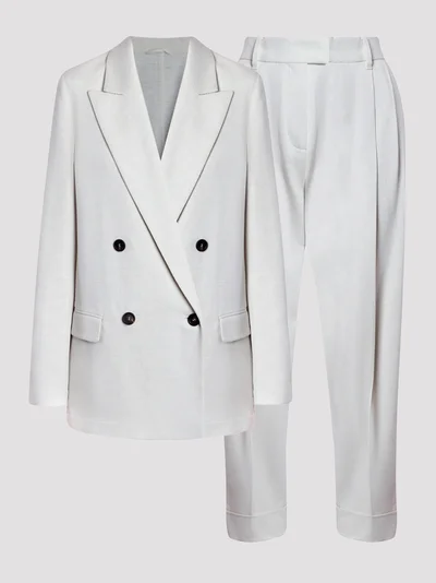 Костюм цвет молочный — превью 1