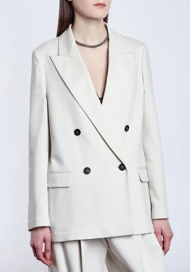 Костюм цвет молочный — превью 3