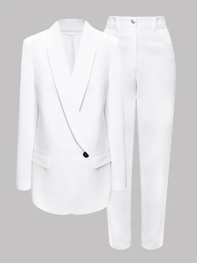 Костюм цвет белый — превью 1