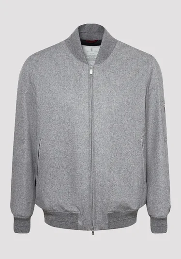 Бомбер цвет серый — превью 1
