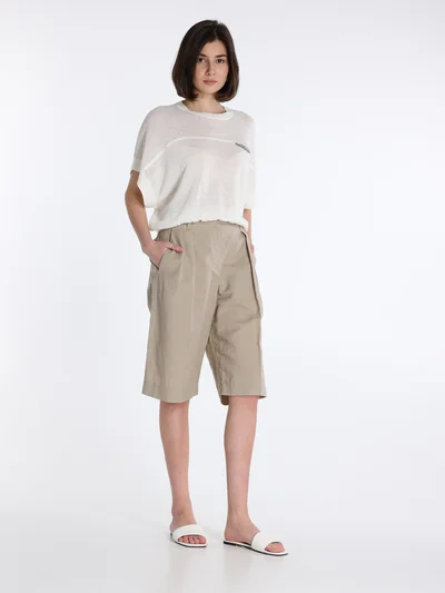 Шорты цвет бежевый — превью 2