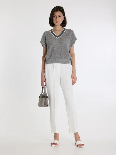 Брюки цвет белый — превью 3