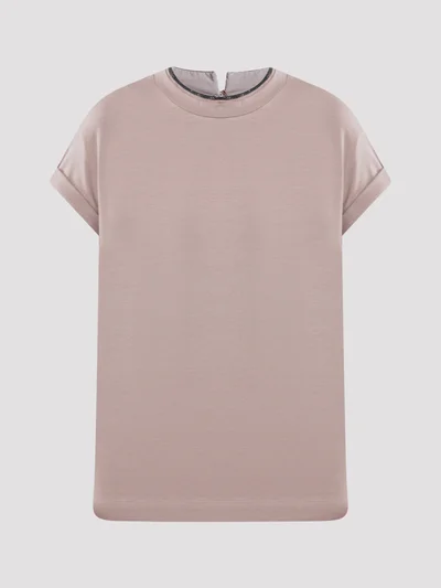 Футболка цвет коричневый — превью 1