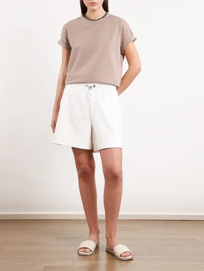 Футболка цвет коричневый — превью 2