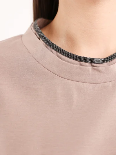 Футболка цвет коричневый — превью 5