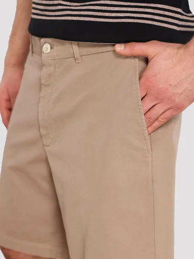 Шорты цвет светло-коричневый — превью 5