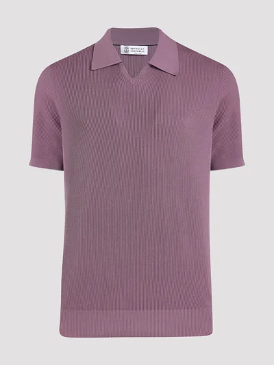 Поло цвет мальва — превью 1