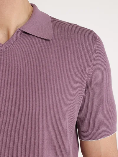 Поло цвет мальва — превью 5