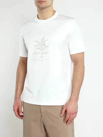 Футболка цвет белый — превью 3