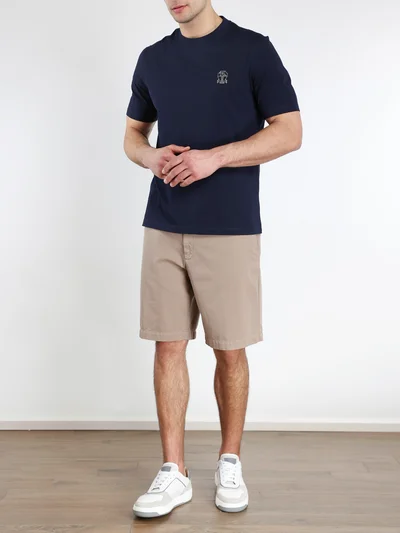 Футболка цвет синий — превью 2