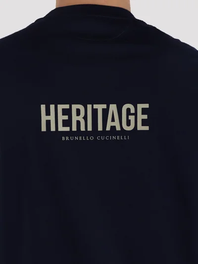 Футболка цвет синий — превью 5