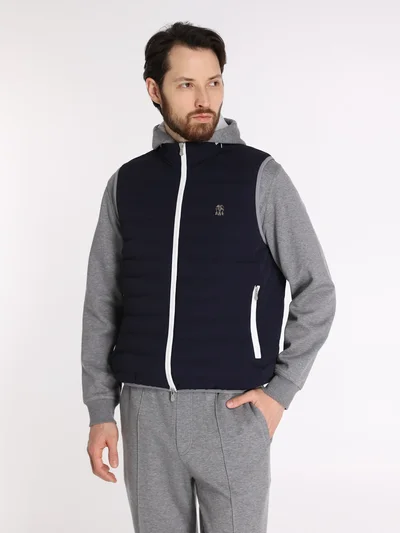 Жилет цвет синий — превью 2