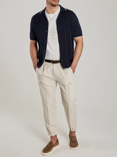 Брюки цвет натуральный — превью 2