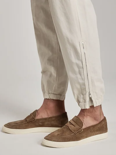 Брюки цвет натуральный — превью 3