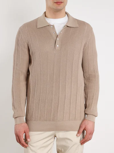 Джемпер цвет бежевый — превью 3