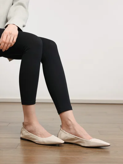 Балетки цвет слоновая — превью 5