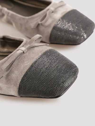 Балетки цвет серый — превью 4