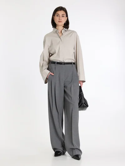 Рубашка цвет жемчуг — превью 2